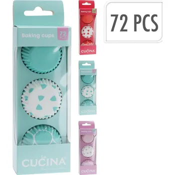 Forma na pečení košíček cukrářský 4cm papírový (72ks) mix barev a motivů