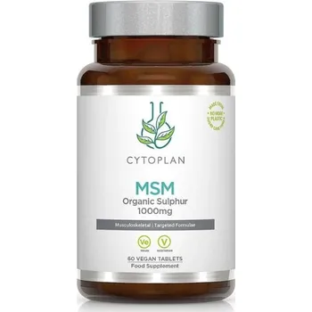 Kloubní výživa Cytoplan MSM organická síra 1000 mg, 60 vegan tablet>