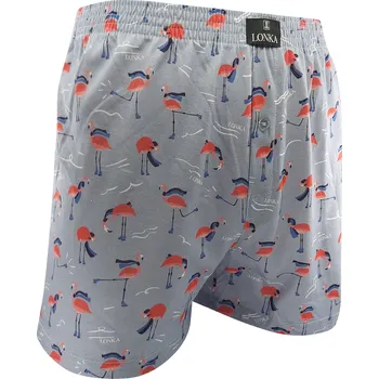 Souprava dámského spodního prádla Lonka® trenýrky Karlos IMAGE Barva: plameňáci II, Velikost: 3XL