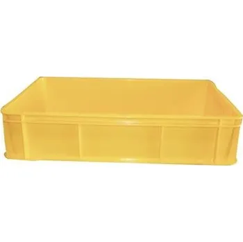 Zahradní úložný box ALFA PLASTIK přepravka na lahůdky 30kg PH plná 60x40x13,5cm mix barev