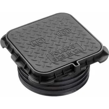 poklop MIDAS KIO poklop z kompozitního materiálu se vstupem 12,5t , DN 400x400 + rám