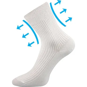 Dámské ponožky Boma® ponožky Viktorka Barva: Bílá, Velikost: 38-39 (25-26)