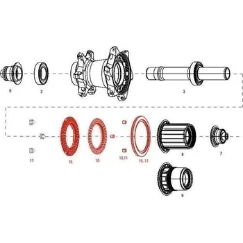 rám kola 11.2018.035.000 - CLUTCH ASSY WITH SEAL REAR COGNITION NSW Uni