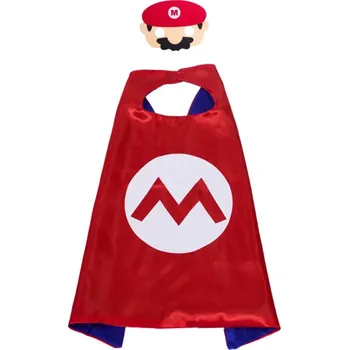 Karnevalová maska Karnevalový kostým Super Mario Červený