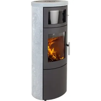 Krbová kamna HETA Scan-line 820B černý lak a kompletní obklad mastek