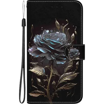 Pouzdro na tablet VSECHNONAMOBIL 86616 ART Peněženkový kryt pro OnePlus Nord 4 5G BLACK ROSE