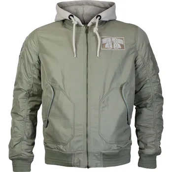 Yakuza Premium Pánská bomber bunda 3961 - světle olivová M