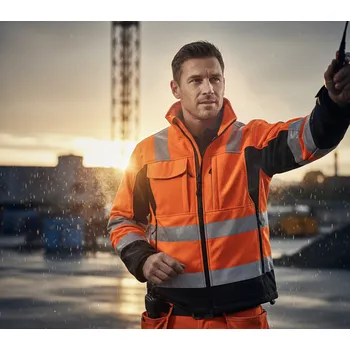 pracovní bunda CERVA GROUP Bunda MALTON SOFT, různé barvy Velikost XXXL oranžová/černá