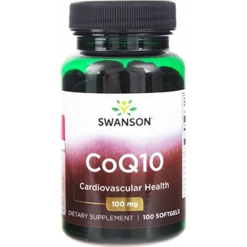 Swanson CoQ10 (Koenzym Q10) 100 mg 100 softgelových kapslí
