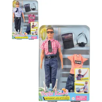 Panenka _Ostatní 1_ Panenka Defa Lucy panák Kevin youtuber 30cm s brýlemi set s trendy doplňky 2 druhy