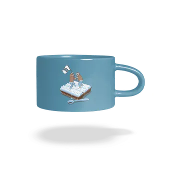 Bastard Polární expedice hrnek makronka Blue Macaron