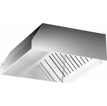 Digestoř Nástěnná nerezová digestoř s tukovým filtrem 150 × 80 cm