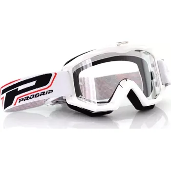 Motocyklové brýle brýle PROGRIP bílá
