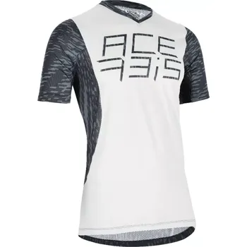 cyklistický dres Acerbis dres COMBAT MTB (cyklo) krátký rukáv šedá/černá vel. S