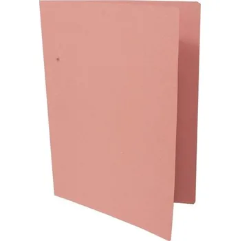 Papírové desky bez chlopní HIT Office EKO - A4, růžové , 1 ks