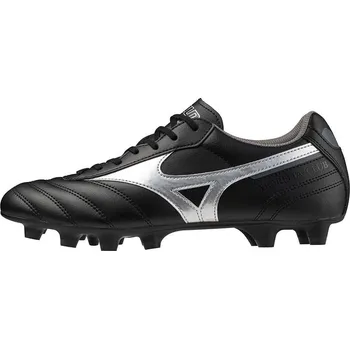 Kopačky Pánská fotbalová obuv Mizuno MORELIA II CLUB FG / Black/Galaxy Silver/Dark Shadow Velikost: 40.0/6.5