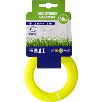 Zahradní technika M.A.T. GROUP struna 1,6/15m kruh