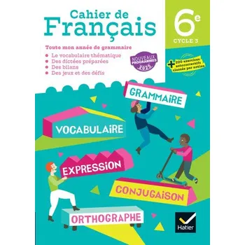 Francouzský jazyk Cahier de Français 6e NE 2025 - Cahier de l'élève (Clémence Fafa,Laëtitia Marcellesi,Fabienne Haudiquet)(Brožovaná)