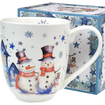 DUO Porcelain Hrnek XXL 1,0 l - Sněhuláci