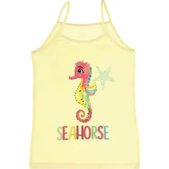 Souprava dámského spodního prádla EVONA a.s. Dívčí košilka KIDS UR B SVĚTLE ŽLUTÁ Velikost: 110