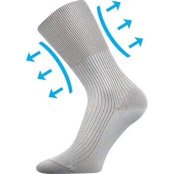 Dámská móda Lonka® ponožky Zdravan Barva: sv.šedá, Velikost: 38-39 (25-26)