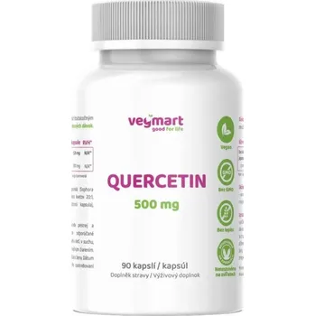 Vegmart Quercetin 500 mg, 90 kapslí>