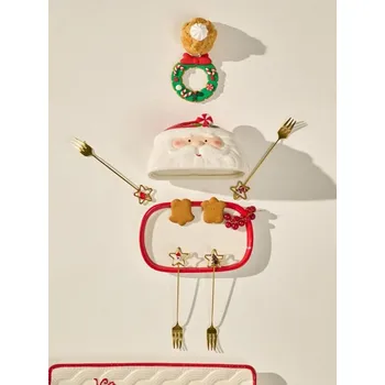 Vánoční dekorace Sinsay - Vánoční máslenka ve tvaru Santa Clause - vícebarevná - 474FP-MLC - 474FP-MLC-ONE