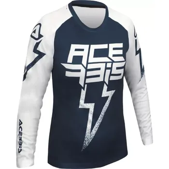 Cyklistické oblečení Acerbis dres junior J-KID BLIZZARD modrá/bílá vel. L