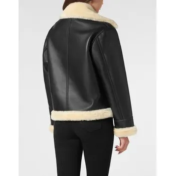 PHILIPP PLEIN Vatovaná bunda 22885 Černá Regular Fit S