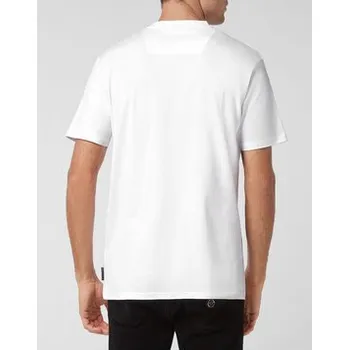 Pánské tričko PHILIPP PLEIN T-Shirt 209 Bílá Regular Fit XXL