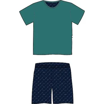 Pánské pyžamo Lonka® Ventor pyžamo krátký rukáv Barva: vzor B-01, Velikost: M