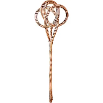 Prachovka klepač na koberce 77cm proutěný lakovaný