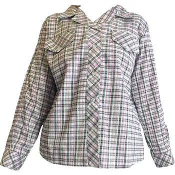 Dámská košile Dámská bavlněná košile růžová 19-911B Velikost: L