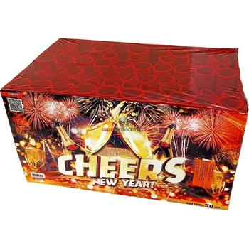Zábavní pyrotechnika Pyrotechnika Kompakt 50 ran Cheers multikalibr