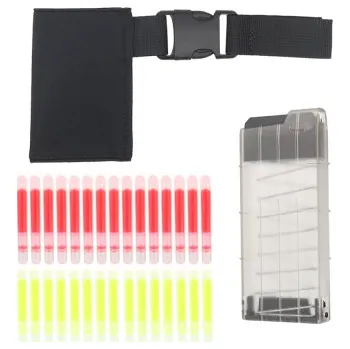 Airsoft Zásobník pro lighsticky s pouzdrem - Černé