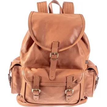 Městský batoh Kožený ručně šitý batoh KUBÁT velký | 20451