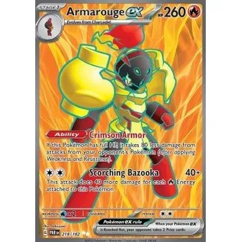 Karetní hra Pokémon PAR 218/182 Armarouge ex - Paradox Rift