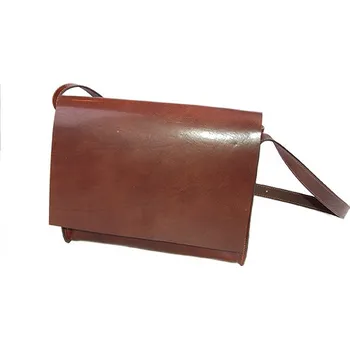 Pánská aktovka Kožená ručně šitá kabela Mošna KUBÁT velká | 19832