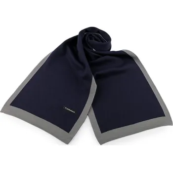 Šála Pánská šála 30x175 cm - 24 modrá tmavá