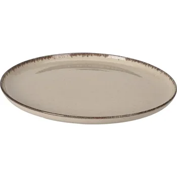Odpadkový koš talíř mělký 27cm porcelánový BÉŽ, HN lem