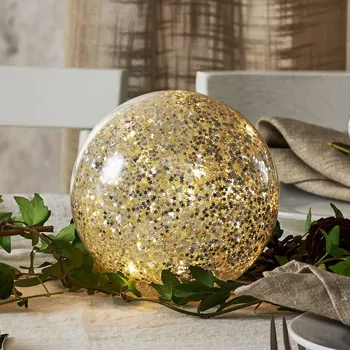 Vánoční dekorace Eglo LED světelná dekorace koule, ø 10 cm 411345