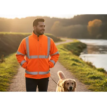 pracovní mikina CXS Bunda PRESTON FLEECE, různé barvy Velikost XXXL oranžová