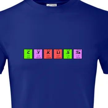 Pánské tričko Tričko Cyklisté | Tričko Cyklista - chemický prvek