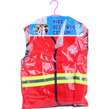 _Ostatní 1_ KARNEVAL Šaty hasič s vestou malý požárník *KOSTÝM*