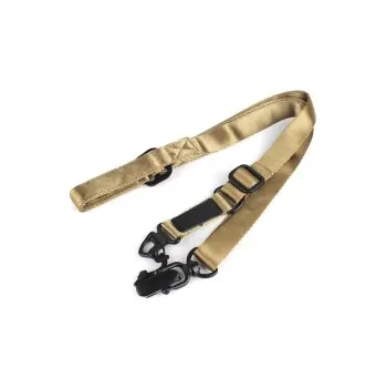 Airsoft Dvoubodý popruh na zbraň typ MS2 - Tan + dárek zdarma