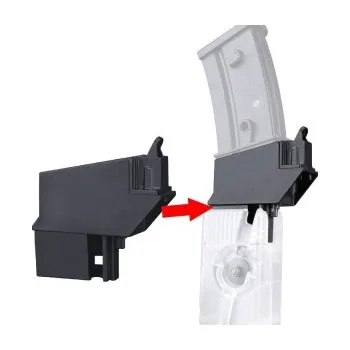 Adaptér pro rychloplničku na zásobníky typu G36 - Černý + dárek zdarma