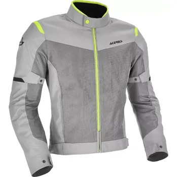 Moto bunda Acerbis bunda RAMSEY VENTED 2,0 CE šedá/žlutá L