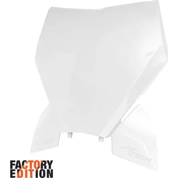 Race Tech číslová tabulka Factory pro KTM SX 23-26, SXF 23-26 bílá