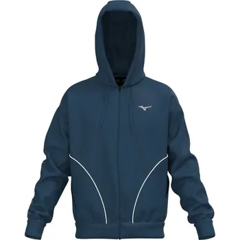 Pánská mikina Pánská sportovní mikina Mizuno Athletics Sweat Jacket / Blue Wing Teal Velikost: M