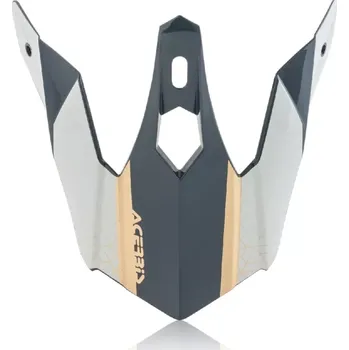 Helma na motorku Acerbis kšilt přilby junior Steel (obj.kód 0023425) šedá/zlatá